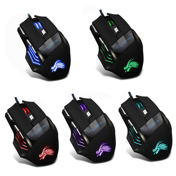 H7 Wired Mouse with 7 Buttons